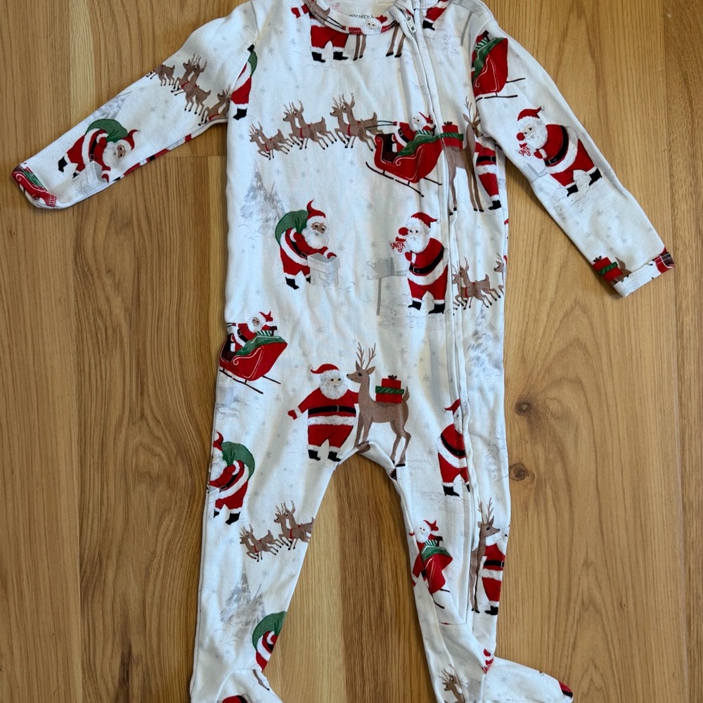Pottery Barn Santa Kids One Piece